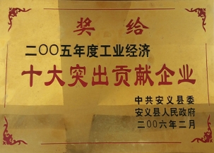 十大突出貢獻(xiàn)企業(yè)
